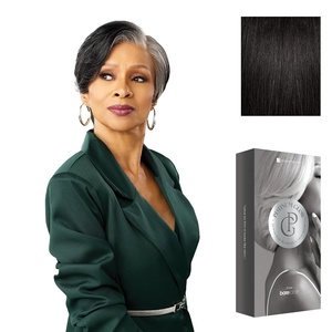 image:imageSensationnel Platinum Glow 13x6 WigMarceline 1 JETBLACK1B OFFBLACK