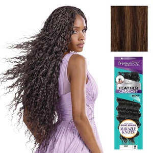 image:imageSensationnel PremiumToo Feather Crochet BraidsDeep14in 1 JETBLACKS430