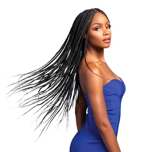 image:imageSensationnel Ruwa Prestretched Braiding Hair3X 54 Inch1 pack 1 JETBLACKBG BURGANDY