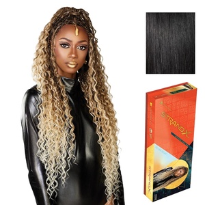 image:imageSensationnel Strand X Full Braided LacewigUnit 1 1 JETBLACK1 JETBLACK
