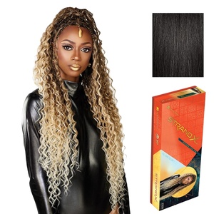 image:imageSensationnel Strand X Full Braided LacewigUnit 1 1 JETBLACK1B OFFBLACK
