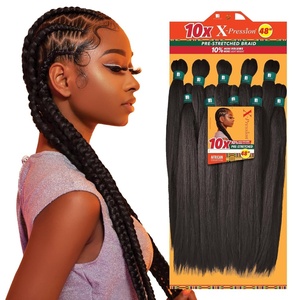 image:imageSensationnel XPression Prestretched Braids10X Braid 48in1B OFFBLACK350 COPPERRED