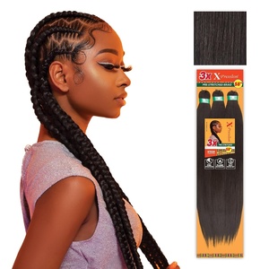 image:imageSensationnel XPression Prestretched Braids3X 58in1pk 1B OFFBLACK2 DARKBROWN