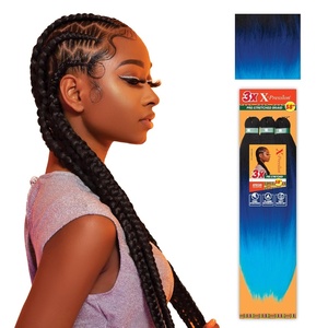 image:imageSensationnel XPression Prestretched Braids3X 58in1pk 1B OFFBLACK3T1BDBLUELBLUE