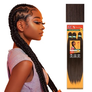image:imageSensationnel XPression Prestretched Braids3X 58in1pk 1B OFFBLACK4 MEDBROWN