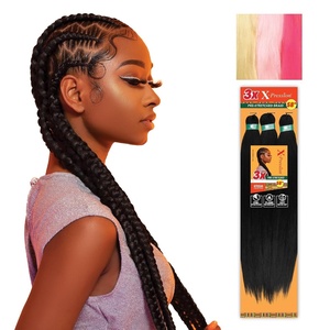 image:imageSensationnel XPression Prestretched Braids3X 58in1pk 1B OFFBLACK613BLUSHPINKNPINK