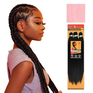 image:imageSensationnel XPression Prestretched Braids3X 58in1pk 1B OFFBLACKBLUSHPINK