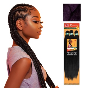 image:imageSensationnel XPression Prestretched Braids3X 58in1pk 1B OFFBLACKDKPURPLE