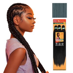 image:imageSensationnel XPression Prestretched Braids3X 58in1pk 1B OFFBLACKSAGEGREEN