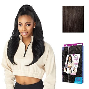 image:imageSensationnel Instant Updown Halfwig PonyIud 1 1 JETBLACK2 DARKBROWN