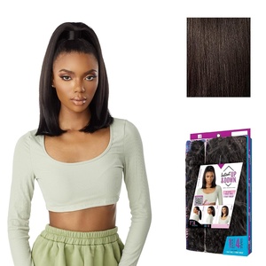 image:imageSensationnel Instant Updown Halfwig PonyIud 19 1 JETBLACK2 DARKBROWN