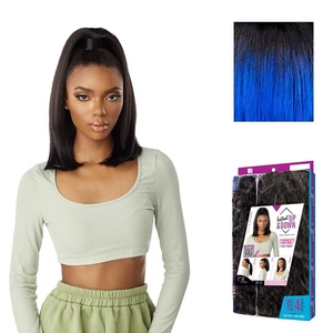 image:imageSensationnel Instant Updown Halfwig PonyIud 19 1 JETBLACKT2BLUE