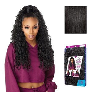image:imageSensationnel Instant Updown Halfwig PonyIud 2 1 JETBLACK1B OFFBLACK