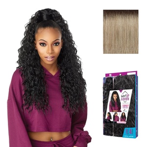 image:imageSensationnel Instant Updown Halfwig PonyIud 2 1 JETBLACKT4ASHBLONDE
