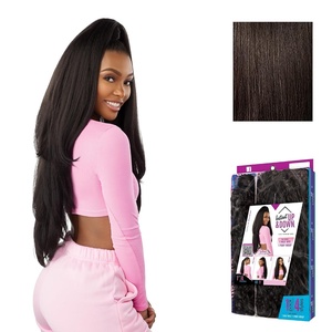 image:imageSensationnel Instant Updown Halfwig PonyIud 21 1 JETBLACK2 DARKBROWN