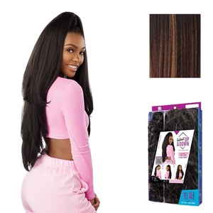 image:imageSensationnel Instant Updown Halfwig PonyIud 21 1 JETBLACKBALAYAGECHOCOLATE