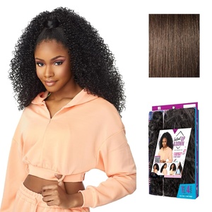image:imageSensationnel Instant Updown Halfwig PonyIud 3 1 JETBLACK4 MEDBROWN