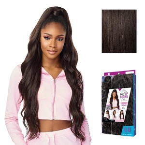 image:imageSensationnel Instant Updown Halfwig PonyIud 4 1 JETBLACK2 DARKBROWN