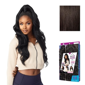 image:imageSensationnel Instant Updown Halfwig Ponylud 11 1 JETBLACK2 DARKBROWN