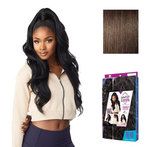 image:imageSensationnel Instant Updown Halfwig Ponylud 11 1 JETBLACKMedium Brown 4