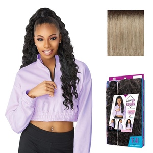 image:imageSensationnel Instant Updown Halfwig Ponylud 9 1 JETBLACKT4ASHBLONDE