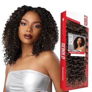 image:imageSensationnel Rebold Curly WeaveBurmese Curl1 pack 10 inch 1 JETBLACK1B OFFBLACK