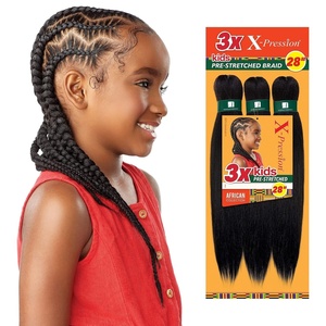 image:imageSensationnel XPression Prestretched Braids3X Kids 28in1pk 4 MEDBROWNSM1B350