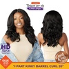 image:imageSensationnel CKCO Kinkyedges WigKinky Barrel Curl 20 Inch 1 JETBLACKF1B33