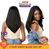 image:imageSensationnel CKCO Kinkyedges WigKinky Blow Out 20 Inch 1 JETBLACKHL28051