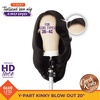 image:imageSensationnel CKCO Kinkyedges WigKinky Blow Out 20 Inch 1 JETBLACKM44