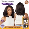 image:imageSensationnel CKCO Kinkyedges WigKinky Layered Blow Out 14 1 JETBLACKM44