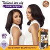 image:imageSensationnel CKCO Kinkyedges WigKinky Layered Blow Out 14 1 JETBLACKSHCHESTNUT