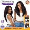 image:imageSensationnel CKCO Kinkyedges WigKinky Layered Blow Out 22 1 JETBLACKSHCHESTNUT
