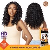 image:imageSensationnel CKCO Kinkyedges WigKinky Rod Curl 18 Inch 1 JETBLACK1B OFFBLACK