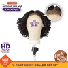 image:imageSensationnel CKCO Kinkyedges WigKinky Roller Set 10 Inch 1 JETBLACK1 JETBLACK