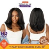 image:imageSensationnel CKCO Kinkyedges WigKinky Straight 18 Inch 1 JETBLACKF1B350