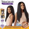 image:imageSensationnel CKCO Kinkyedges WigKinky Straight 24 Inch 1 JETBLACK2 DARKBROWN