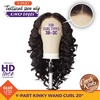 image:imageSensationnel CKCO Kinkyedges WigKinky Wand Curl 20 Inch 1 JETBLACKF1B30