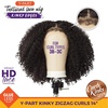 image:imageSensationnel CKCO Kinkyedges WigKinky Zigzag Curl 14 Inch 1 JETBLACKBALAYAGECHOCOLATE
