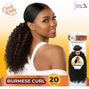 image:imageSensationnel CKCO Synthetic BundleBurmese Curl1 pack 14 inch 1 JETBLACK2 DARKBROWN