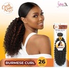 image:imageSensationnel CKCO Synthetic BundleBurmese Curl1 pack 14 inch 1 JETBLACK2 DARKBROWN