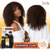 image:imageSensationnel CKCO Synthetic BundleBurmese Curl14 16 18 inch 1 JETBLACK2 DARKBROWN