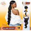image:imageSensationnel CKCO Synthetic BundleGlam Body1 pack 18 inch 1 JETBLACK2 DARKBROWN