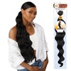 image:imageSensationnel CKCO Synthetic BundleGlam Body1 pack 18 inch 1 JETBLACK4 MEDBROWN