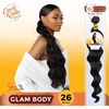 image:imageSensationnel CKCO Synthetic BundleGlam Body1 pack 18 inch 1 JETBLACKAPPLERED