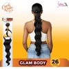 image:imageSensationnel CKCO Synthetic BundleGlam Body1 pack 18 inch 1 JETBLACKLIGHTASHBROWN
