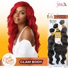 image:imageSensationnel CKCO Synthetic BundleGlam Body14 16 18 inch 1 JETBLACKGINGERCOPPER