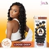 image:imageSensationnel CKCO Synthetic BundleLoose Deep18 20 22 inch 1 JETBLACK2 DARKBROWN