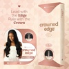 image:imageSensationnel Crowned Edge Widows Peak Wig Euro Body 28 Inch 1 JETBLACK2 DARKBROWN