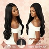 image:imageSensationnel Crowned Edge Widows Peak Wig Euro Body 28 Inch 1 JETBLACKBEIGEBLONDE